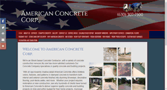 Desktop Screenshot of americanconcreteonline.com